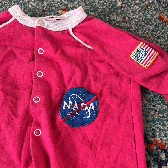 NASA Space Shuttle Pajamas w/ Patches - Picture 2 of 6